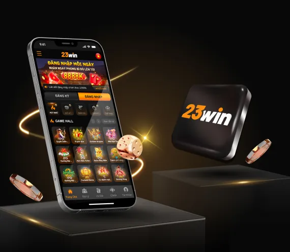Hình ảnh tiền thưởng lớn, chip casino và huy hiệu VIP, tượng trưng cho các chương trình khuyến mãi và ưu đãi độc quyền.